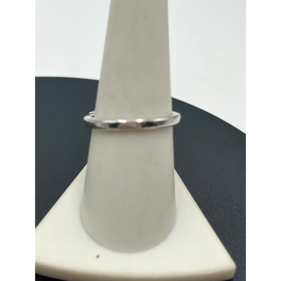 RJ Graziano Designer Vintage Sterling Silver‎ Blue White Topaz Ring Size 8.5 - Picture 7 of 10